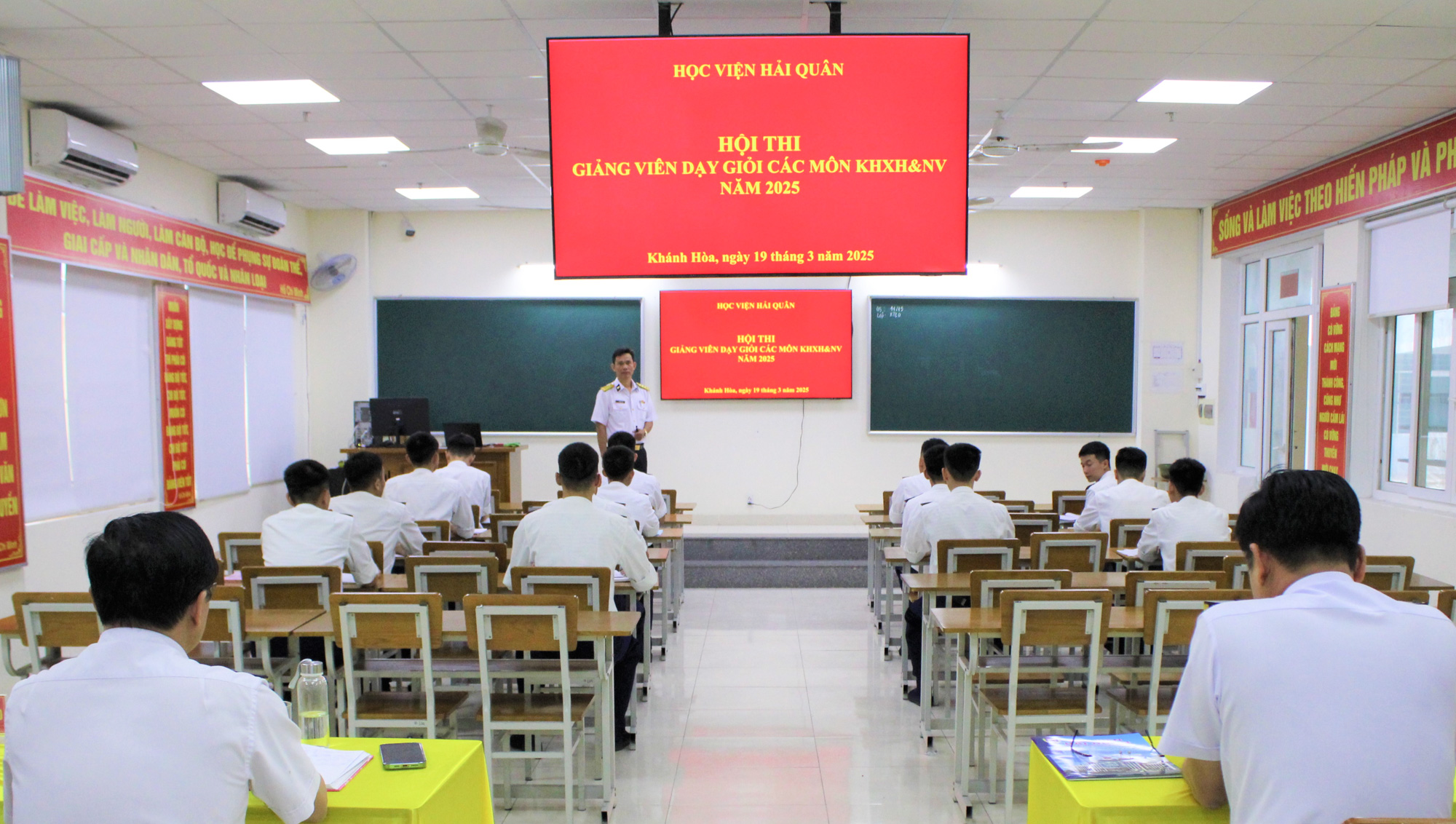 Học viện Hải quân: Tổ chức Hội thi giảng viên dạy giỏi các môn khoa học xã hội và nhân văn