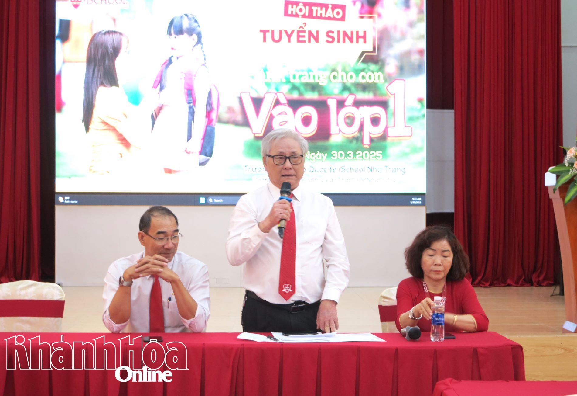 Trường iSchool Nha Trang: Tổ chức hội thảo “Hành trang cho con vào lớp 1”