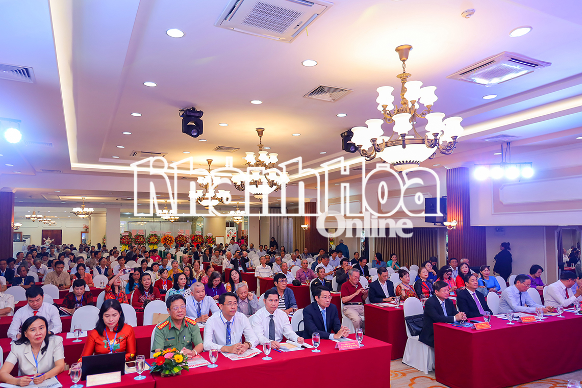 Quang cảnh đại hội Hội VHNT tỉnh Khánh Hòa lần thứ VIII, nhiệm kỳ 2025-2030.