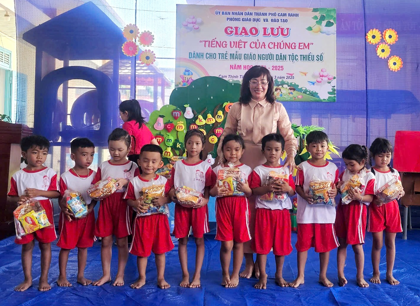 Cam Ranh: Giao lưu tiếng Việt cho trẻ mẫu giáo người dân tộc thiểu số