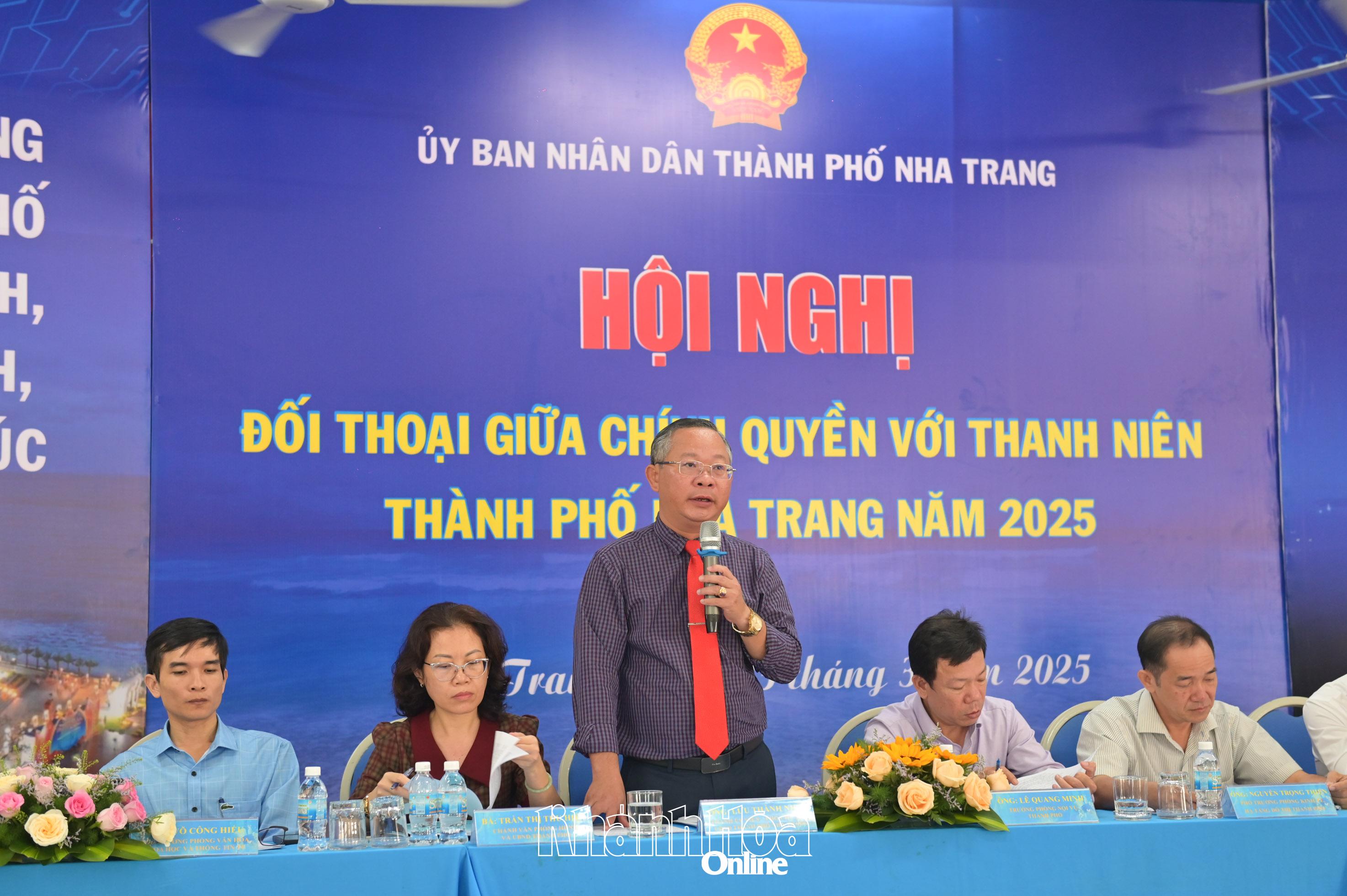 Lãnh đạo TP. Nha Trang đối thoại với gần 200 đoàn viên, thanh niên
