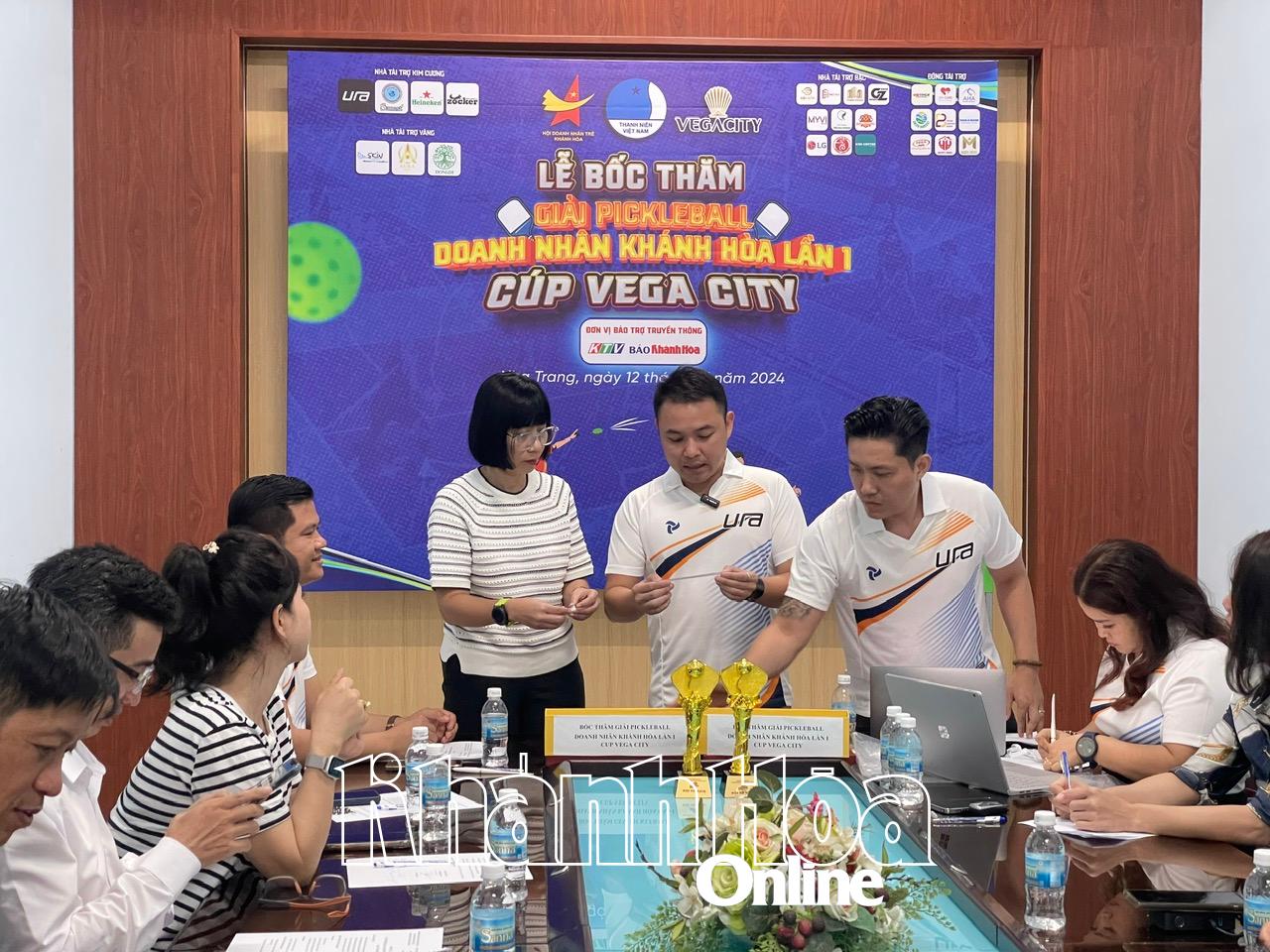 Giải Pickleball doanh nhân Khánh Hòa lần thứ nhất - Cúp Vega City 2025: Thu hút 80 vận động viên tham gia