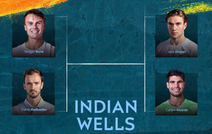 Indian Wells: Rực lửa hai trận bán kết, trông chờ trận chung kết “trong mơ”