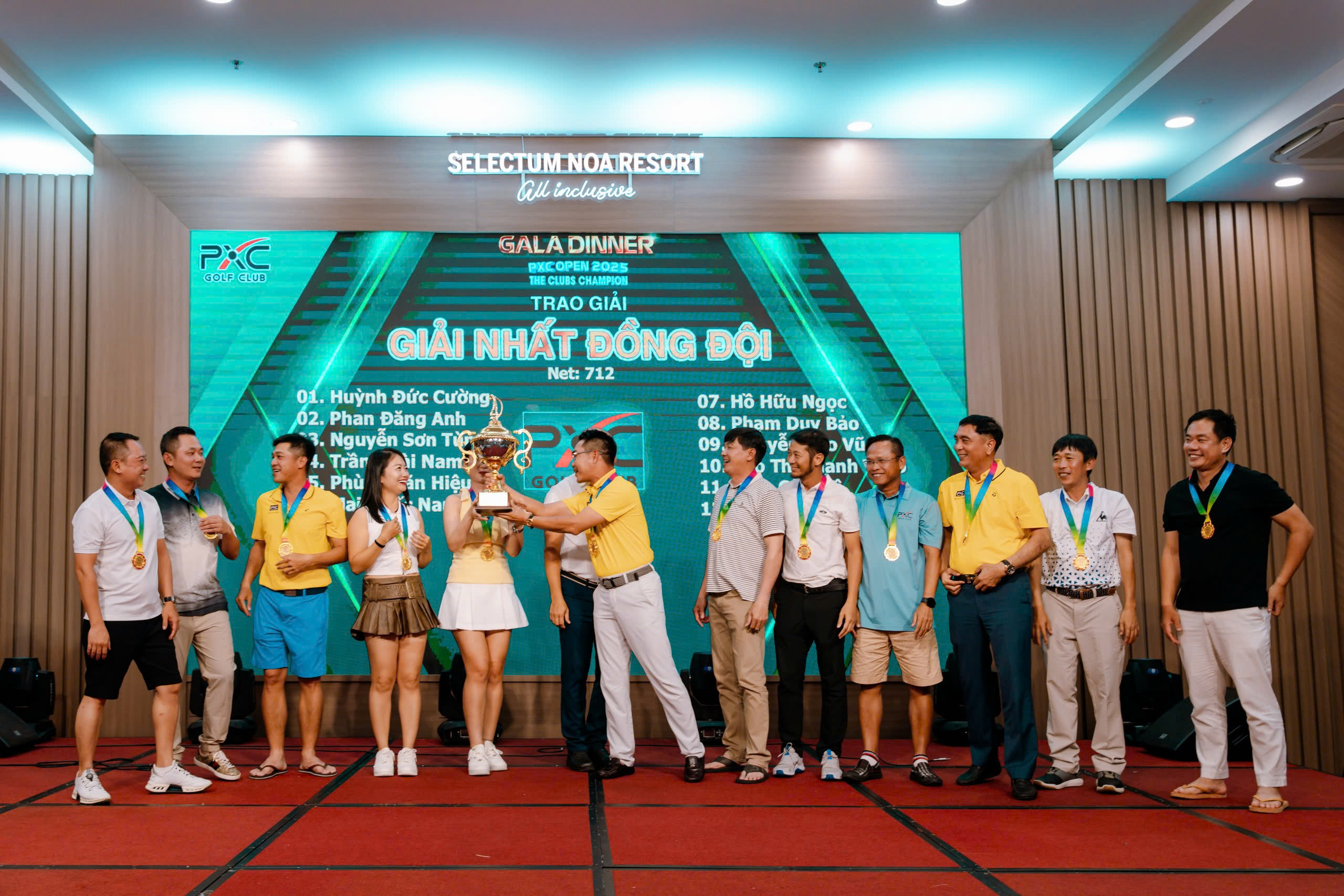Giải Golf PXC Open 2025 - The Clubs Champion: Đội PXC Golf Club Khánh Hòa vô địch đồng đội 