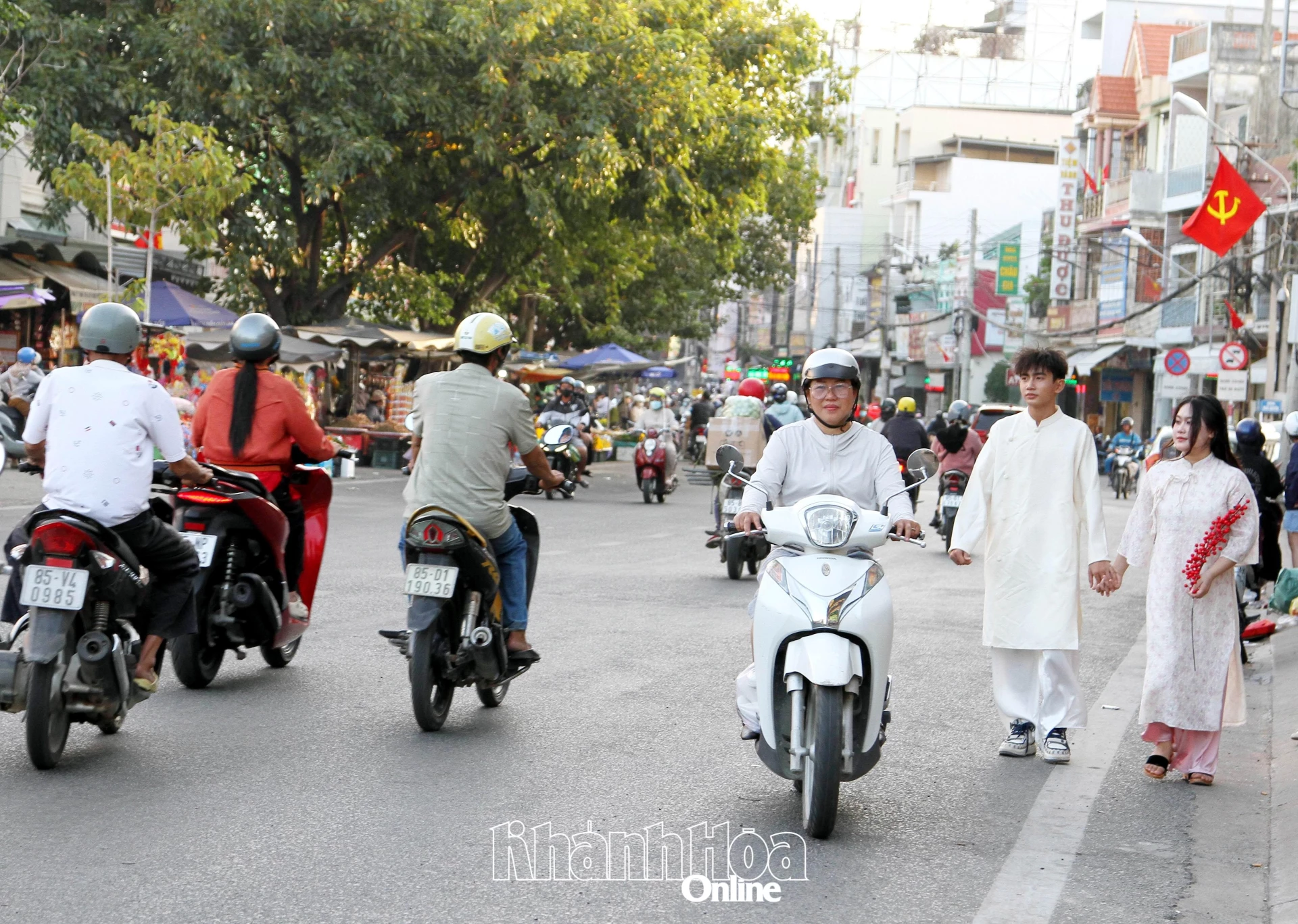 Đường Thống Nhất,
phường Phan Rang. 
Ảnh: S.N