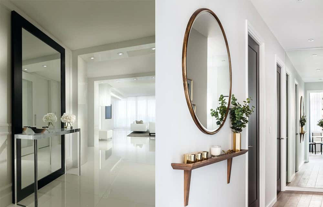 Một công dụng khác nữa của gương treo tường là giúp trang trí cho không gian sống.