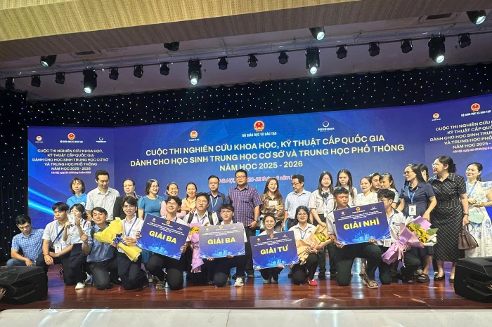 Khánh Hòa đoạt 4 giải tại Cuộc thi Nghiên cứu khoa học, kỹ thuật cấp quốc gia dành cho học sinh THCS và THPT