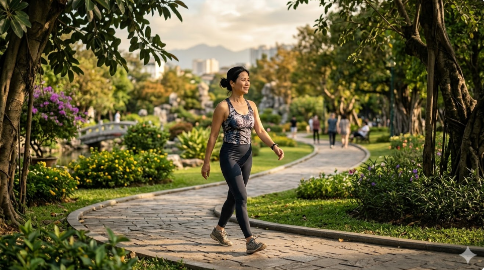 Chỉ cần đi bộ 1 km mỗi ngày - tương đương 10–15 phút - cũng có thể mang lại những lợi ích đáng kể cho sức khỏe nếu duy trì đều đặn.