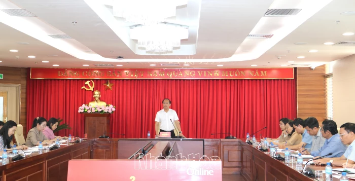 Thường trực Tỉnh ủy giao ban quý I với Thường trực Đảng ủy Ủy ban MTTQ và các tổ chức chính trị - xã hội