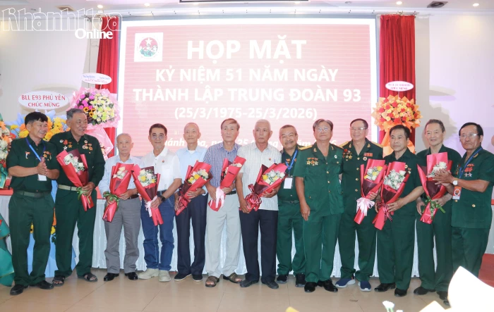 Gặp mặt kỷ niệm 51 năm Ngày thành lập Trung đoàn 93