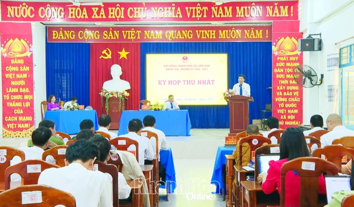 HĐND xã Lâm Sơn tổ chức Kỳ họp thứ nhất, nhiệm kỳ 2026 - 2031