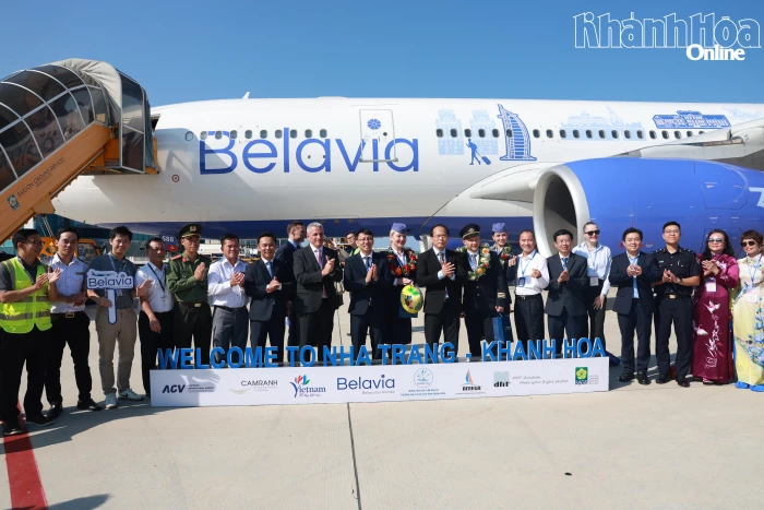 Belavia Belarusian Airlines khai trương đường bay từ thủ đô Belarus đến Khánh Hòa