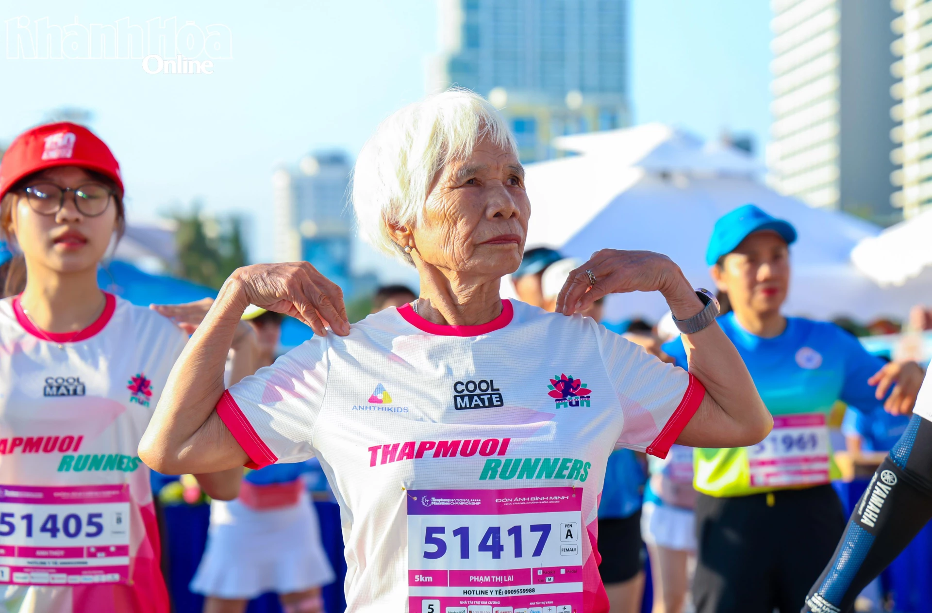 Nhiều vận động viên lớn tuổi vẫn lan tỏa phong trào thể thao.