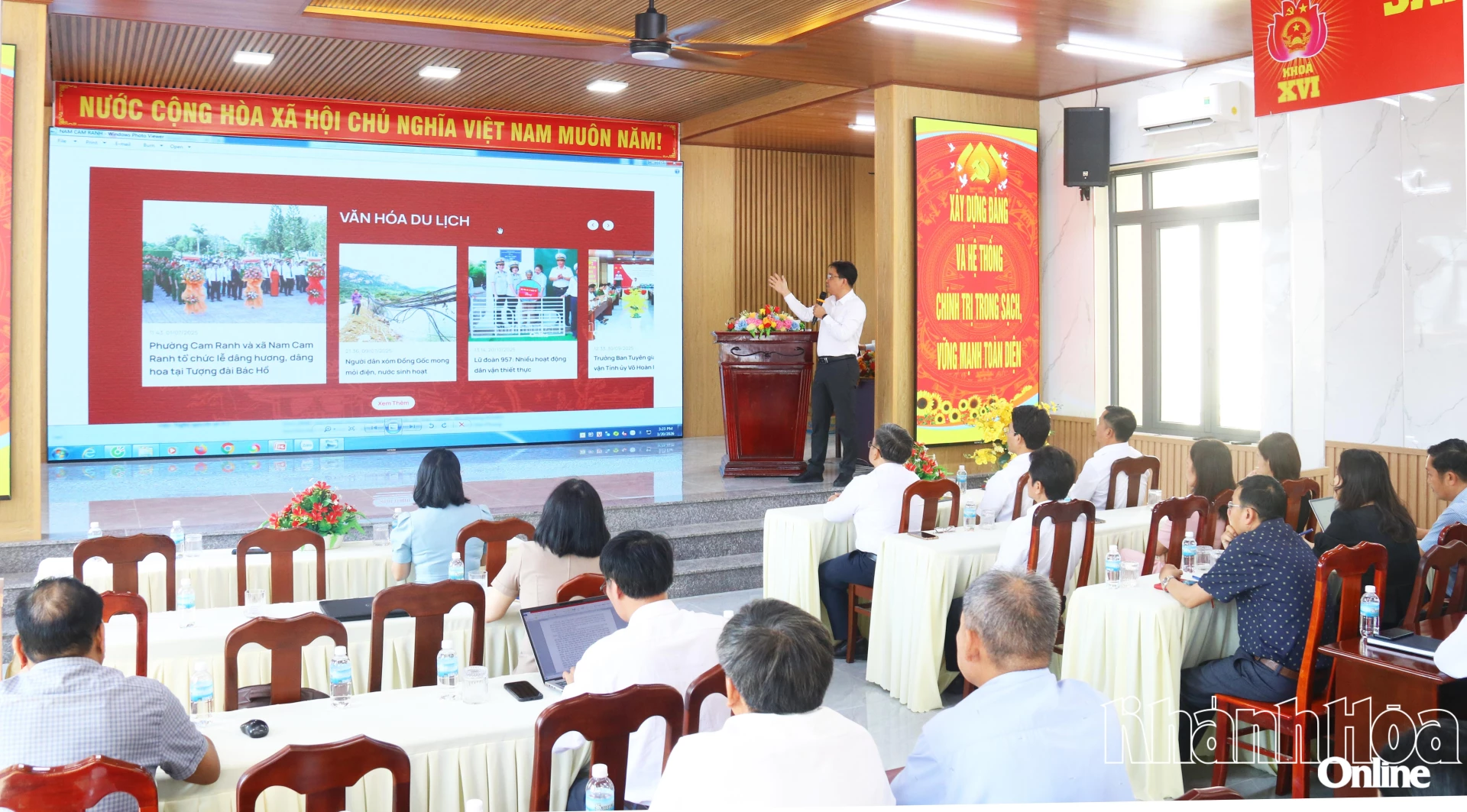 Ông Cung Phú Quốc phát biểu tại lễ ký kết.