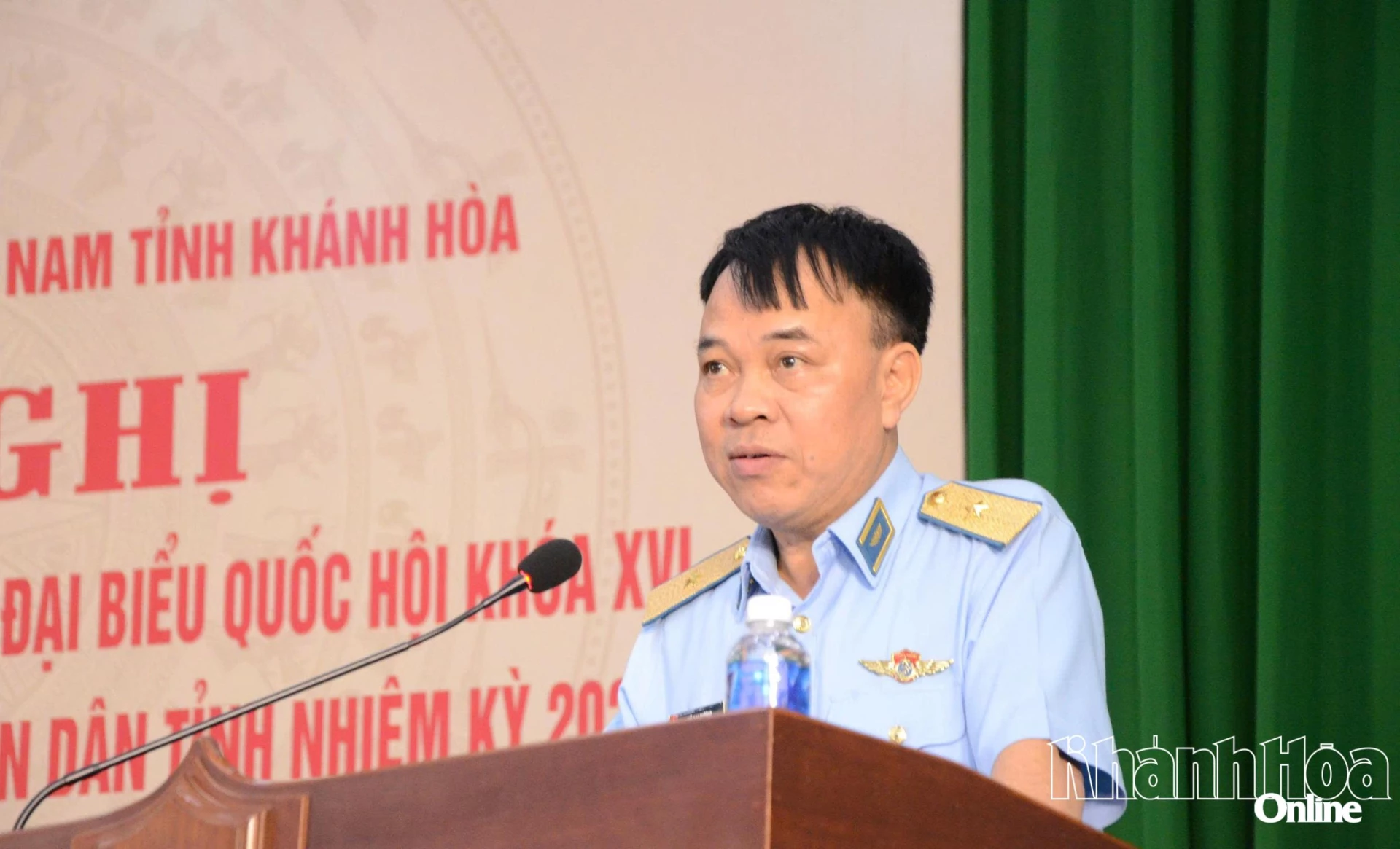 Ông Vũ Đại Dương trình bày chương trình hành động.