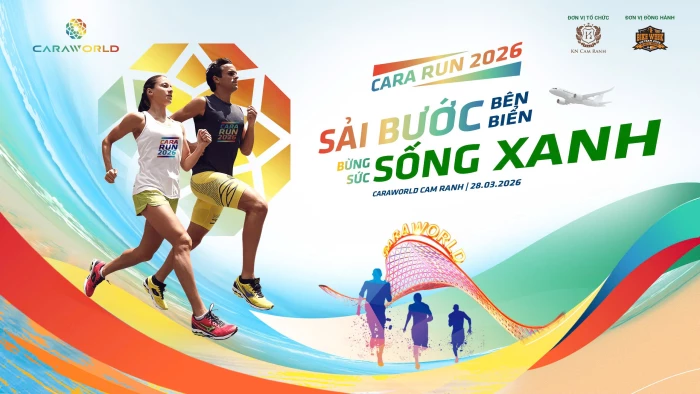 CARA Run 2026: Lan tỏa tinh thần sống khỏe, bừng sức sống xanh tại Cam Ranh