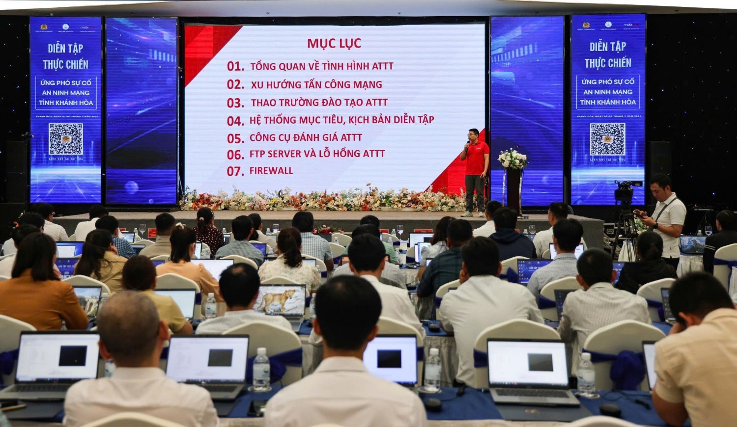 Công an tỉnh tham mưu tổ chức diễn tập thực binh ứng phó sự cố an ninh mạng trước khi bầu cử diễn ra.