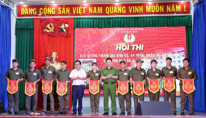 Sôi nổi Hội thi lực lượng an ninh trật tự cơ sở giỏi cụm thi đua số 3