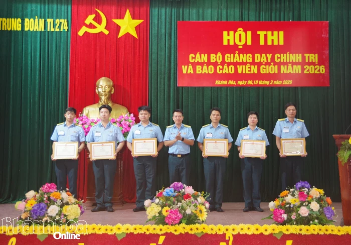 Trung đoàn 274, Sư đoàn Phòng không 377 tổ chức hội thi cán bộ giảng dạy chính trị và báo cáo viên giỏi năm 2026