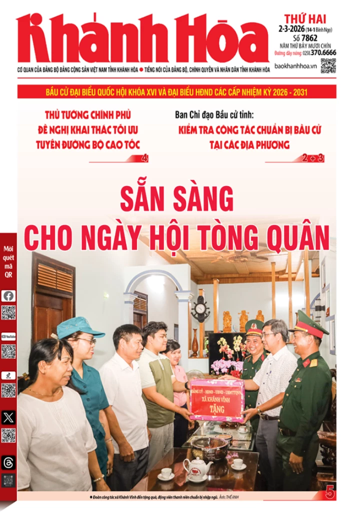 Đọc báo in số 7862 ngày 2/3/2026