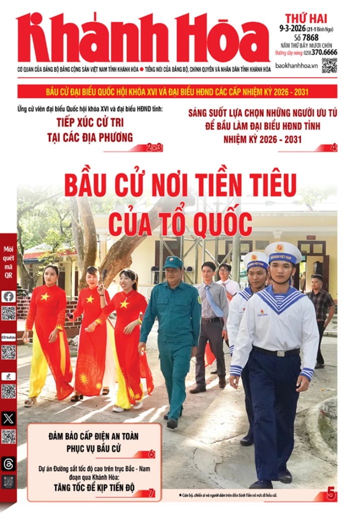 Đọc báo in số 7868 ngày 9/3/2026