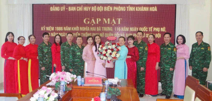 Bộ đội Biên phòng tỉnh Khánh Hòa tổ chức gặp mặt kỷ niệm Ngày Quốc tế Phụ nữ