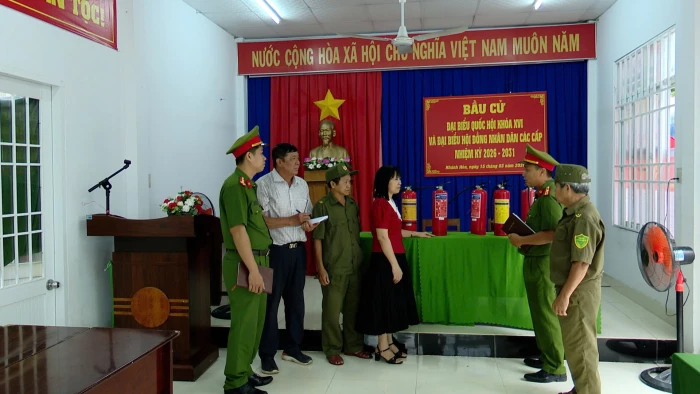 [VIDEO] Sẵn sàng phương án đảm bảo an toàn PCCC tại các điểm bầu cử