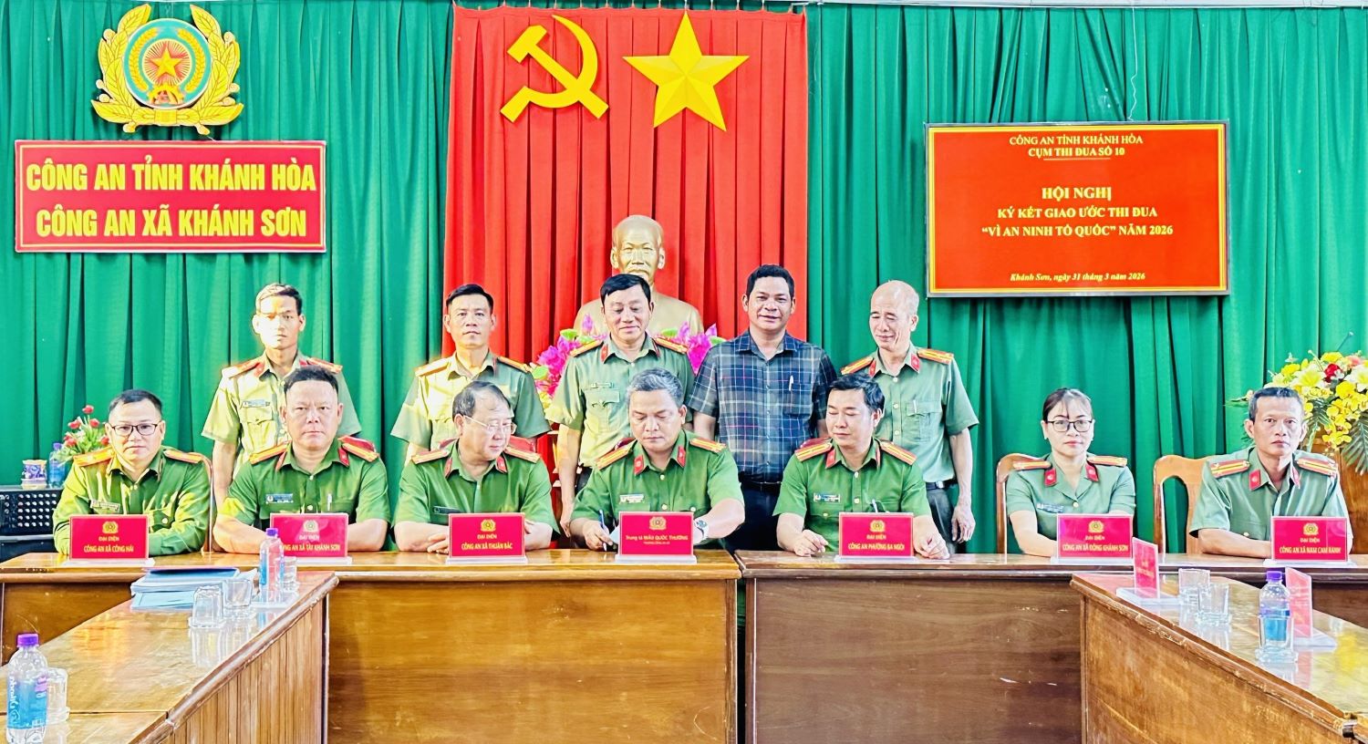 Các đơn vị thành viên ký kết giao ước thi đua năm 2026.