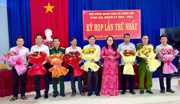 Kỳ họp thứ nhất HĐND xã Công Hải khóa XIII, nhiệm kỳ 2026 - 2031