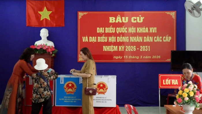 Hơn 21.000 cử tri phường Cam Ranh tham gia bầu cử
