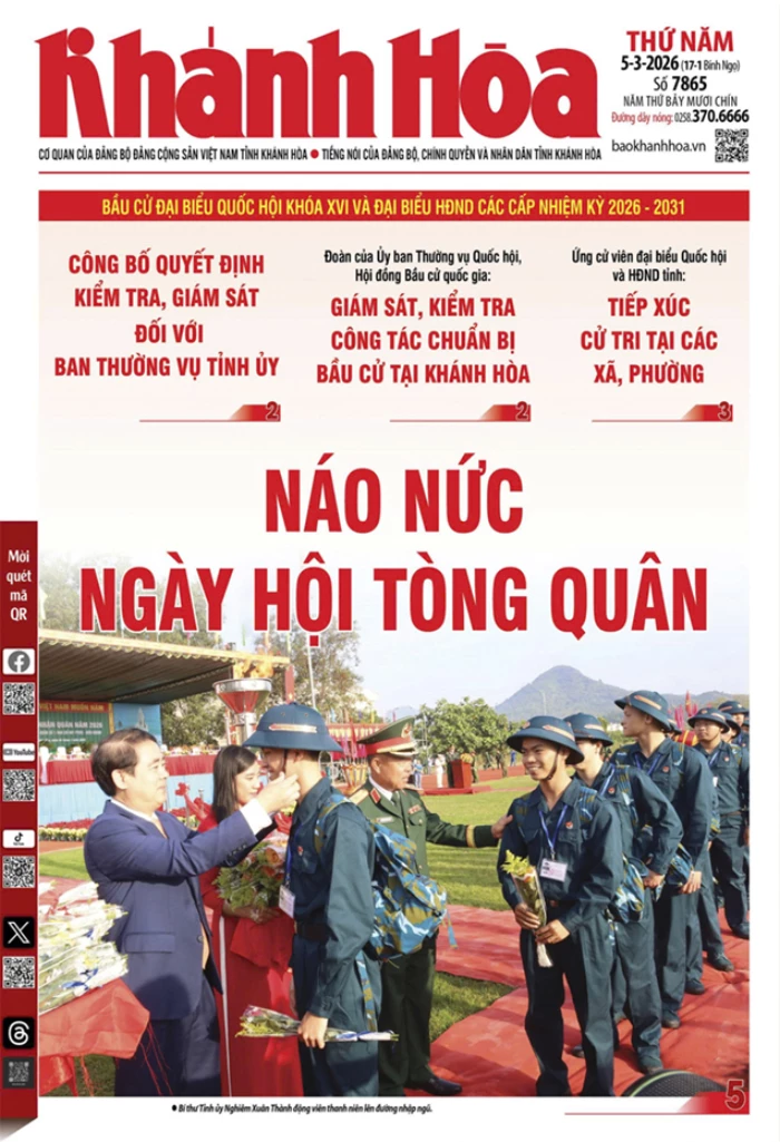 Đọc báo in số 7865 ngày 5/3/2026