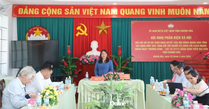 Phản biện xã hội dự thảo Nghị quyết mức quà tặng đối với người có công với cách mạng