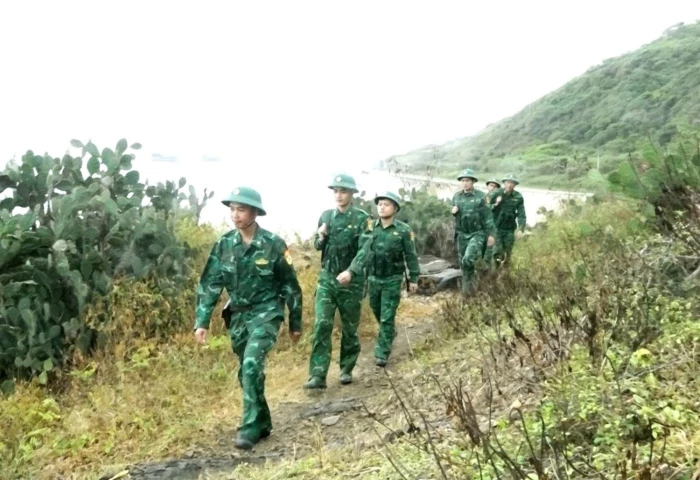 Đồn Biên phòng Ninh Phước tăng cường tuần tra, kiểm soát bảo vệ địa bàn