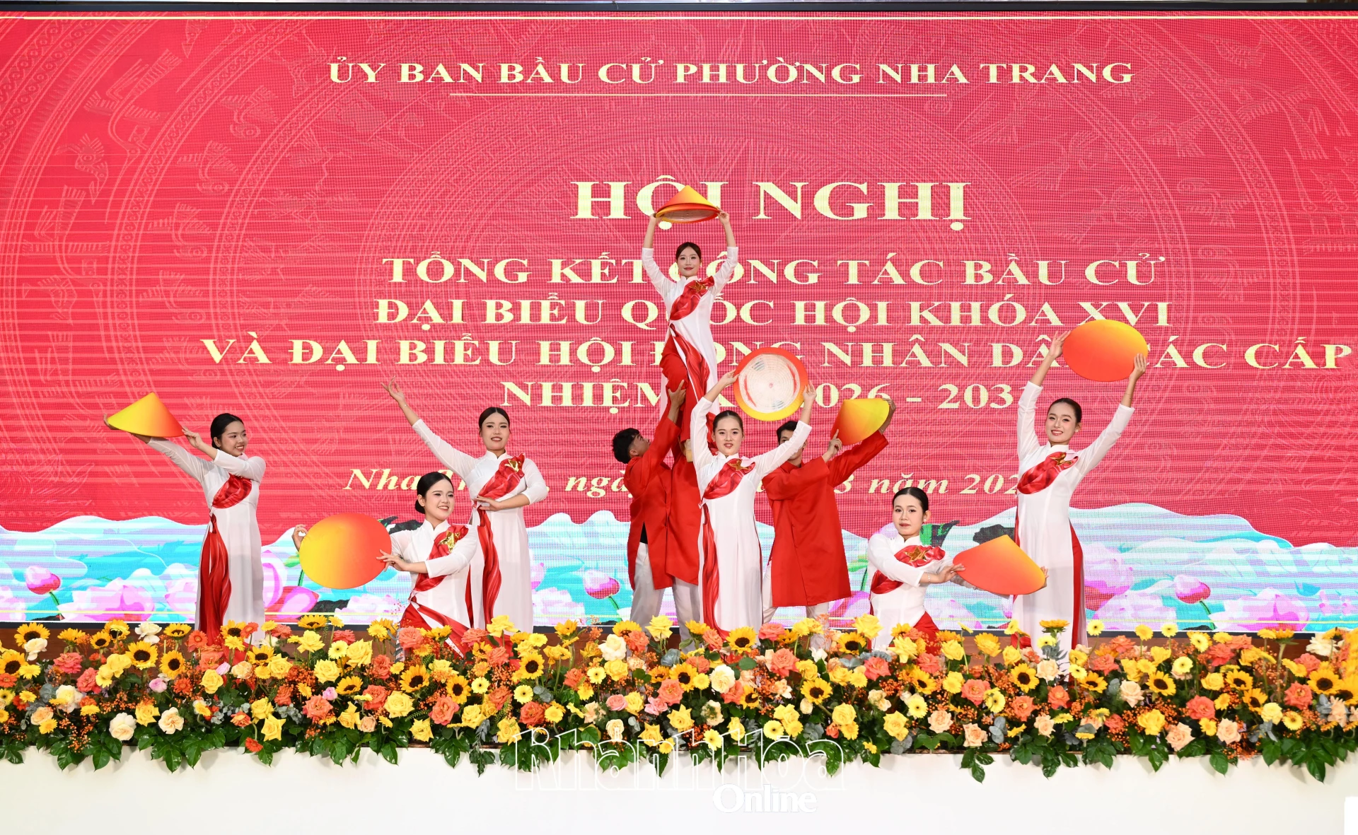 Một tiết mục văn nghệ tại hội nghị.