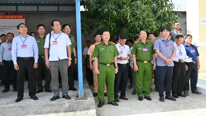 Xã Thuận Bắc diễn tập vận hành công tác bầu cử