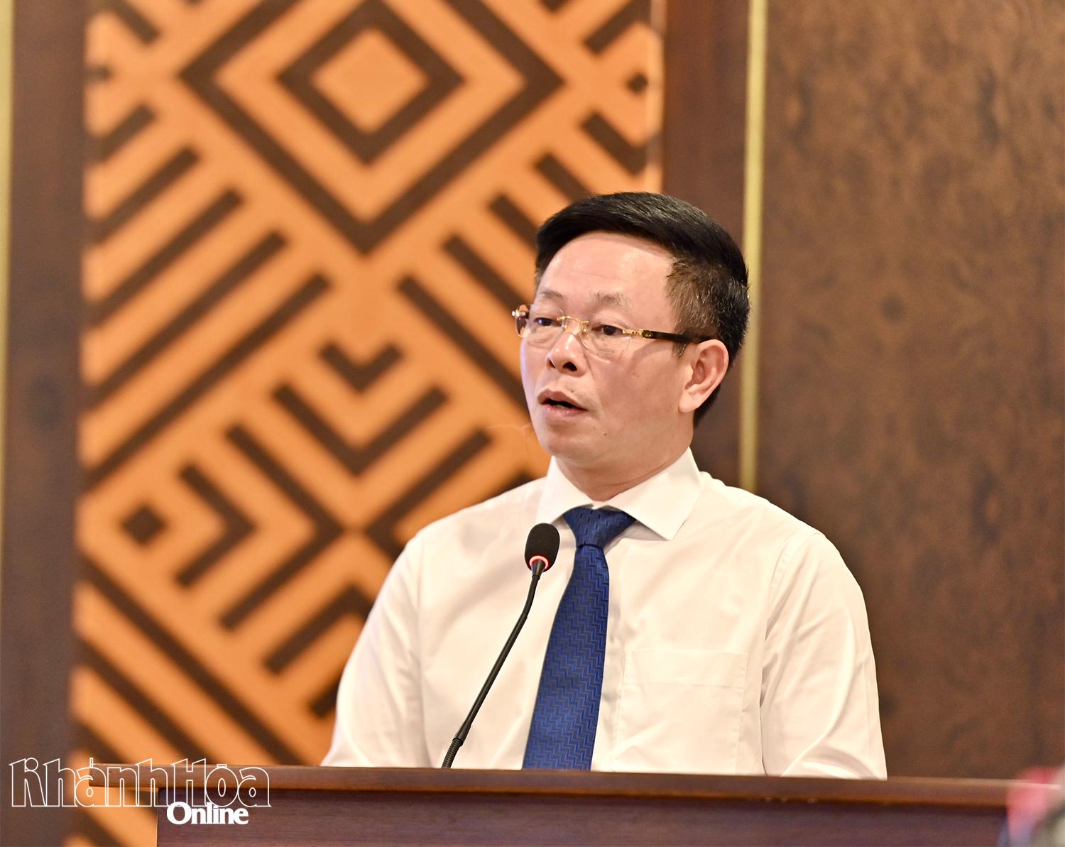 Nhà báo Phùng Công Sưởng-Tổng Biên tập Báo Tiền Phong chia sẻ thông tin giải đấu đến với các cơ quan báo chí Trung ương và địa phương.