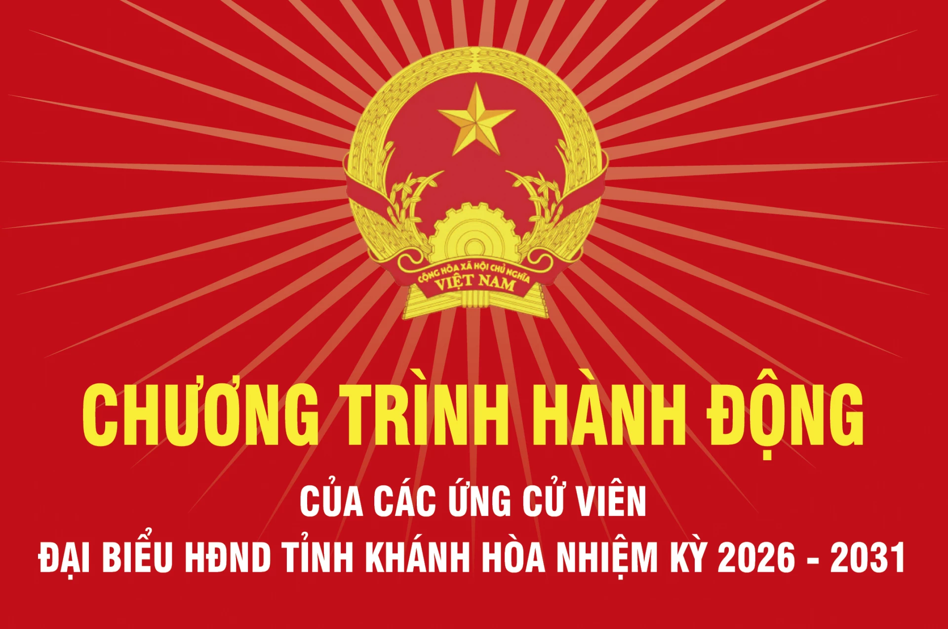 Chương trình hành động của các ứng cử viên đại biểu HĐND tỉnh Khánh Hòa nhiệm kỳ 2026 - 2031 - Báo Khánh Hòa
