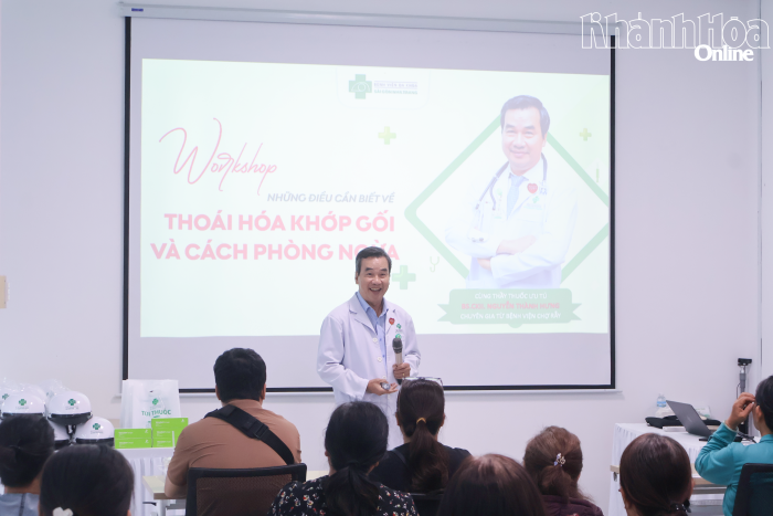 Bệnh viện Đa khoa Sài Gòn Nha Trang tổ chức hội thảo chuyên đề về thoái hóa khớp gối