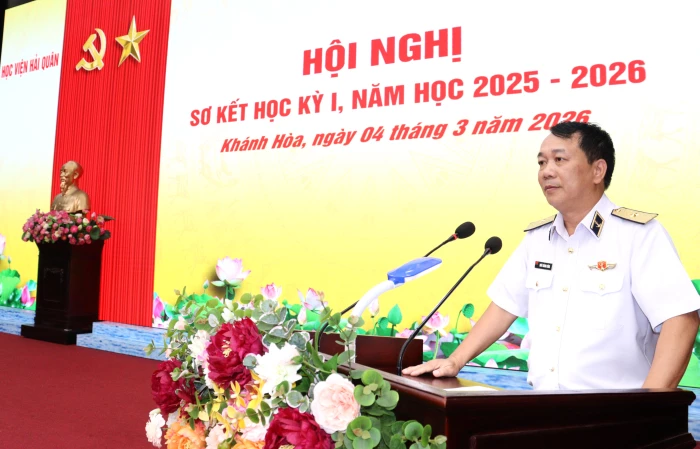 Học viện Hải quân sơ kết học kỳ 1, năm học 2025 - 2026