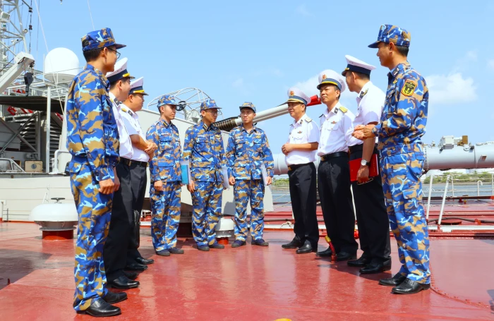 Học viện Hải quân kiểm tra học viên thực tập tốt nghiệp cuối khoá và khảo sát chất lượng đào tạo