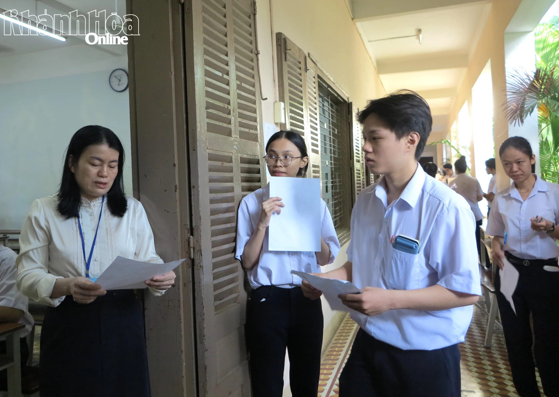 Học sinh Khánh Hoà tham dự kỳ thi tốt nghiệp THPT năm 2025. Ảnh: Kim Dung