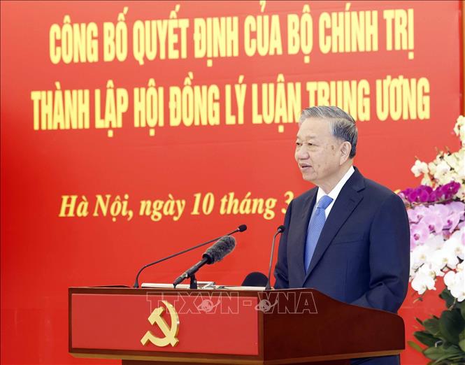 Tổng Bí thư Tô Lâm phát biểu chỉ đạo. Ảnh: THỐNG NHẤT/TTXVN