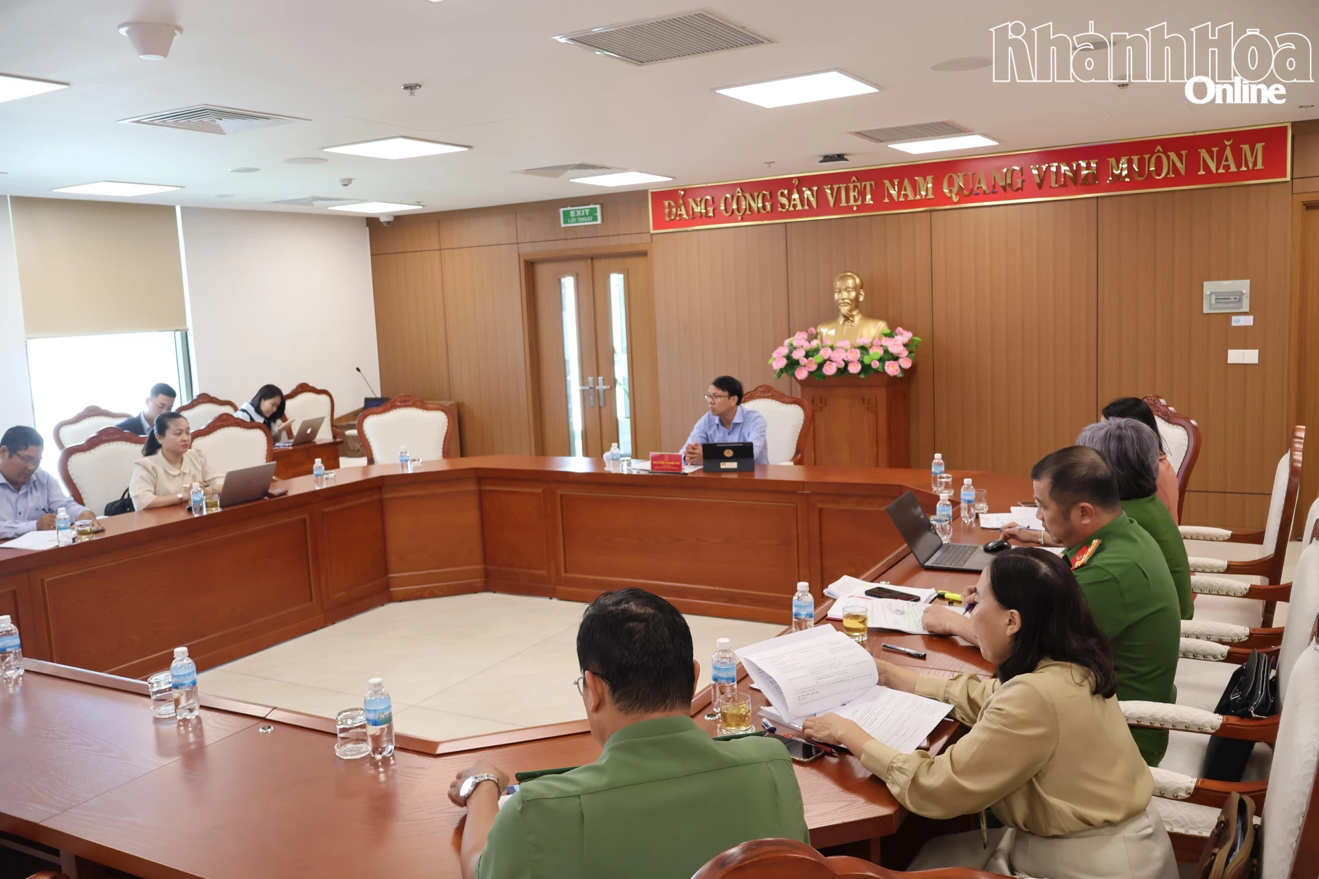 Phó Chủ tịch UBND tỉnh Nguyễn Thanh Hà họp Tổ giúp việc Nghị quyết số 57 