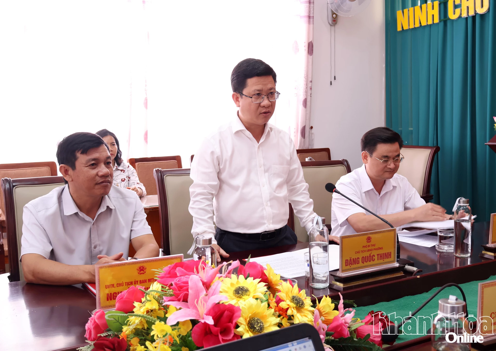 Đặng Quốc Thịnh – Phó Bí thư Đảng ủy, Chủ tịch UBND phường Ninh Chử