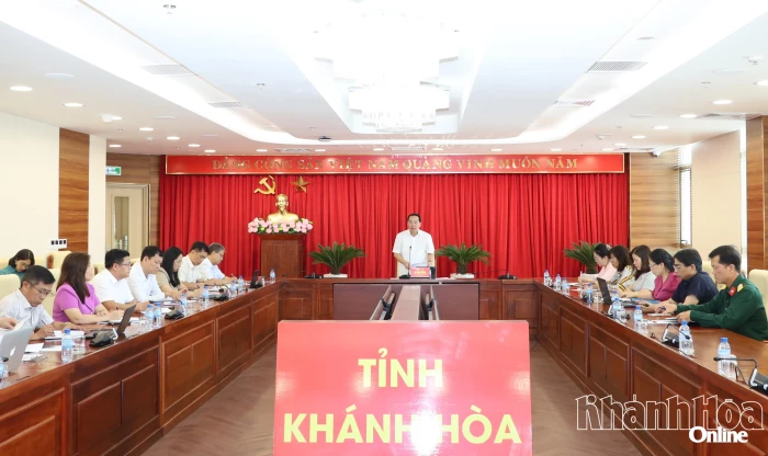 Thường trực Tỉnh ủy Khánh Hòa giao ban công tác tháng 2