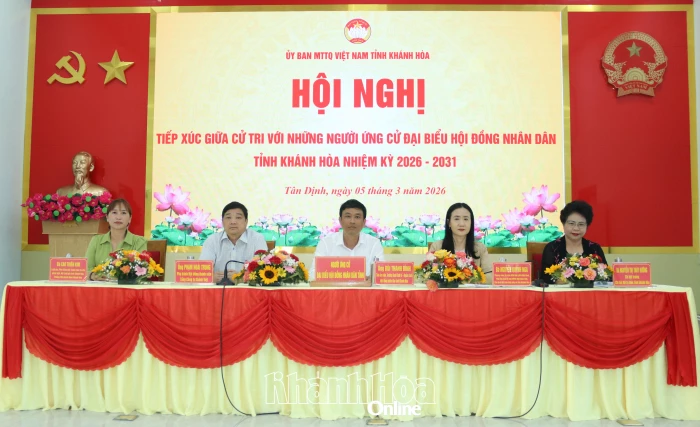 Ứng cử viên đại biểu HĐND tỉnh nhiệm kỳ 2026 - 2031 tiếp xúc cử tri xã Tân Định và xã Tây Ninh Hòa