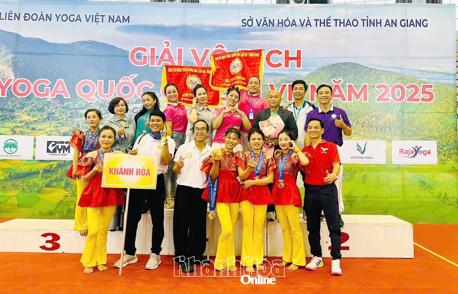 Lực lượng vận động viên yoga khu vực phía nam tỉnh góp phần giúp đội đạt hạng nhì toàn đoàn tại Giải vô địch Yoga các Câu lạc bộ quốc gia lần thứ VII năm 2025.