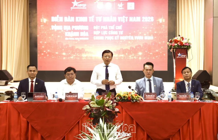 Tổ chức Diễn đàn kinh tế tư nhân Việt Nam vòng địa phương tại Khánh Hòa