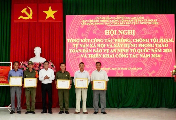 Phường Cam Ranh tổng kết công tác phòng, chống tội phạm năm 2025