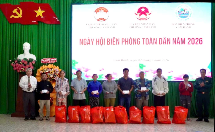 Phường Cam Ranh tổ chức Ngày hội Biên phòng toàn dân năm 2026